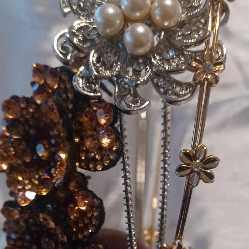 Large Lot of Assorted Vintage Hair Accessories - Picture 8 of 10